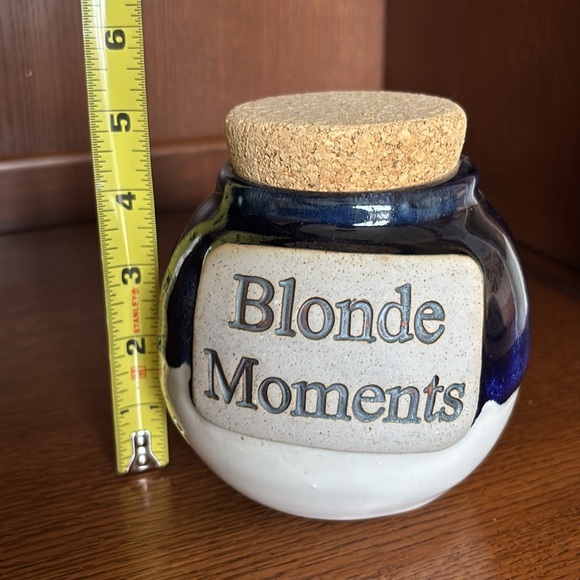 NWT Tumbleweed Pottery Blonde Moments Large Ceramic Jar - Picture 7 of 8